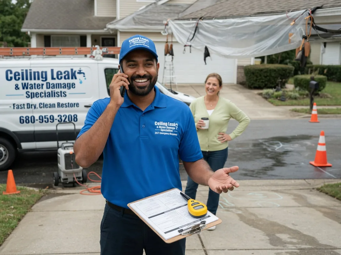 Ceiling Leak Cleanup Finleyville, PA FAQs